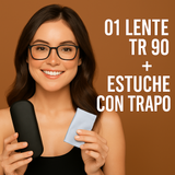 01 LENTE TR 90 + ESTUCHE CON TRAPO
